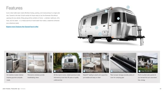 2025 Airstream Caravel Brochure page 7