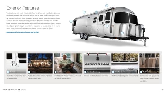 2025 Airstream Classic Brochure page 9
