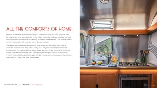 2025 Airstream Frank Lloyd Wright Usonian Limited Edition Brochure page 15