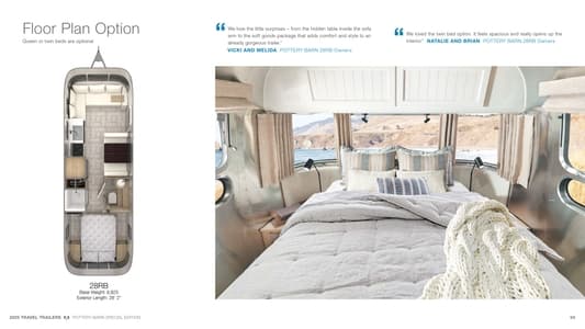 2025 Airstream Pottery Barn Special Edition Brochure page 4