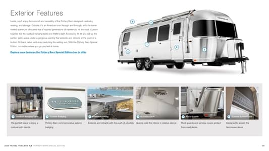 2025 Airstream Pottery Barn Special Edition Brochure page 5