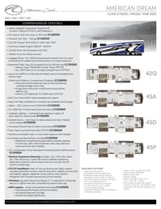 2025 American Coach American Dream Flyer page 1