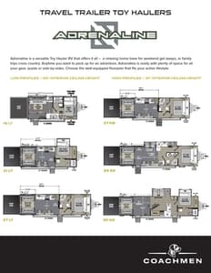 2025 Coachmen Adrenaline Flyer page 1