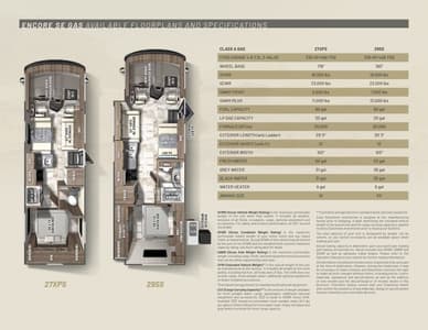 2025 Coachmen Encore Se Gas Brochure page 3