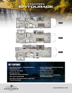 2025 Coachmen Entourage Flyer page 1