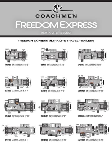 2025 Coachmen Freedom Express Brochure