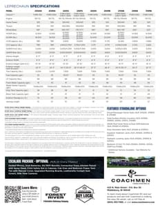 2025 Coachmen Leprechaun Flyer page 2