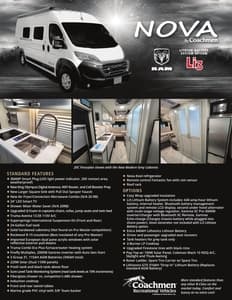 2025 Coachmen Nova Flyer page 1