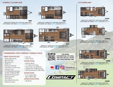 2025 Coachmen Shasta I 5 Compact Brochure page 2