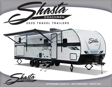 2025 Coachmen Shasta Brochure page 1