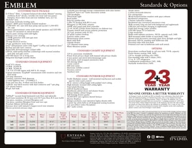 2025 Entegra Coach Emblem Brochure page 4