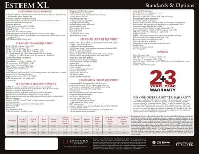 2025 Entegra Coach Esteem XL Brochure page 4