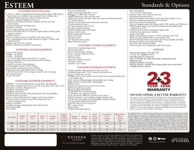 2025 Entegra Coach Esteem Brochure page 4