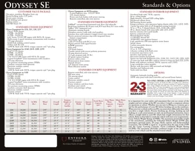 2025 Entegra Coach Odyssey SE Brochure page 4