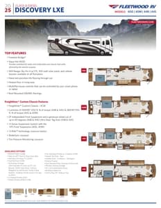 2025 Fleetwood Discovery Lxe Flyer page 1