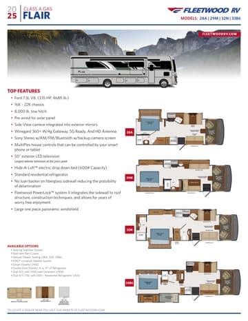 2025 Fleetwood Flair Flyer