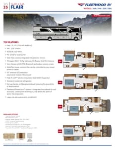 2025 Fleetwood Flair Flyer page 1