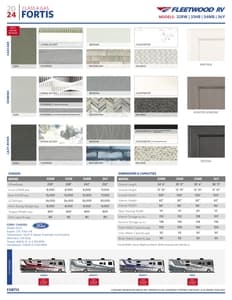 2025 Fleetwood Fortis Flyer page 2