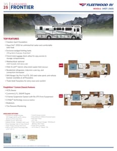 2025 Fleetwood Frontier Flyer page 1