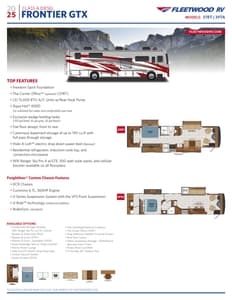 2025 Fleetwood Frontier Gtx Flyer page 1