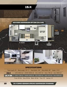 2025 Forest River Pause Brochure page 10