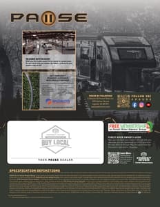 2025 Forest River Pause Brochure page 12
