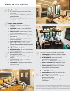 2025 Heartland Torque Fifth Wheels Brochure page 2