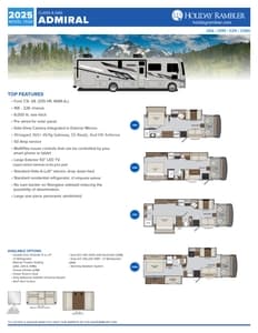 2025 Holiday Rambler Admiral Flyer page 1