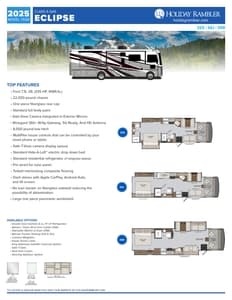 2025 Holiday Rambler Eclipse Flyer page 1
