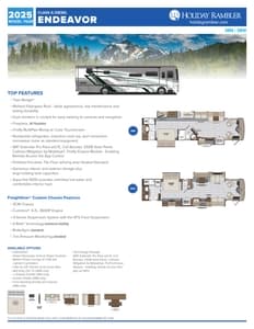 2025 Holiday Rambler Endeavor Flyer page 1