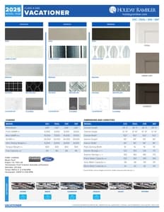 2025 Holiday Rambler Vacationer Flyer page 2