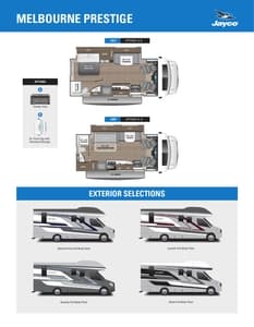 2025 Jayco Melbourne Prestige Flyer page 1