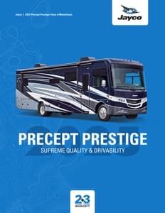 2025 Jayco Precept Prestige Brochure page 1