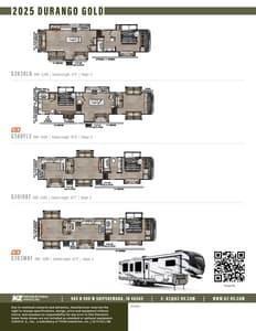 2025 KZ RV Durango Gold Flyer page 2
