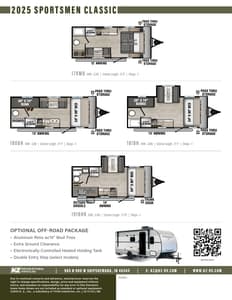 2025 KZ RV Sportsmen Classic Flyer page 2