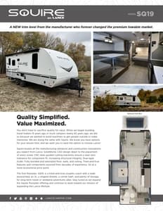 2025 Lance Squire Sq19 Flyer page 1