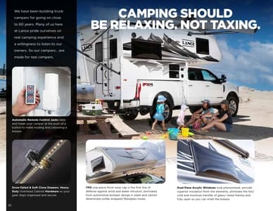 2025 Lance Truck Campers Brochure page 20