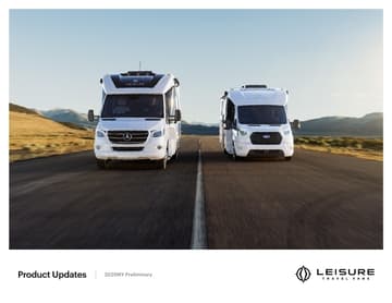 2025 Leisure Travel Vans Product Updates Brochure