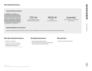 2025 Leisure Travel Vans Product Updates Brochure page 18