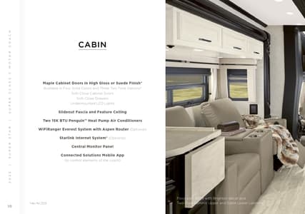 2025 Newmar Super Star Brochure page 10