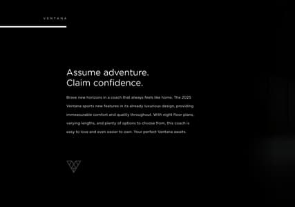 2025 Newmar Ventana Brochure page 2