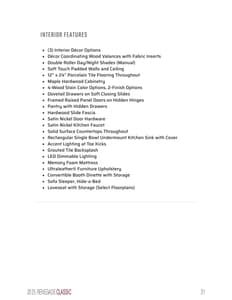 2025 Renegade RV Classic Brochure page 31