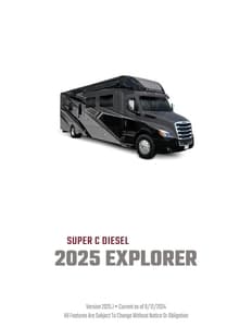 2025 Renegade RV Explorer Brochure page 1