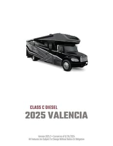 2025 Renegade RV Valencia Brochure page 1