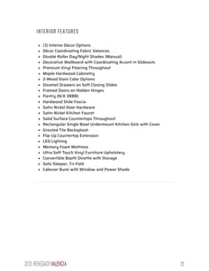 2025 Renegade RV Valencia Brochure page 22