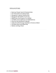 2025 Renegade RV Valencia Brochure page 25