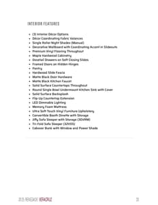 2025 Renegade RV Veracruz Brochure page 20