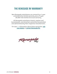 2025 Renegade RV Veracruz Brochure page 24