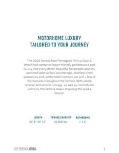 2025 Renegade RV Verona Brochure page 2