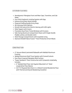 2025 Renegade RV Verona Brochure page 21